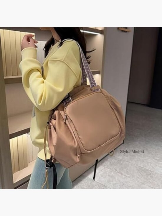 4-Way Convertible Backpack, Water Resistant Lightweight Tote, Multi Pocket main image 4
